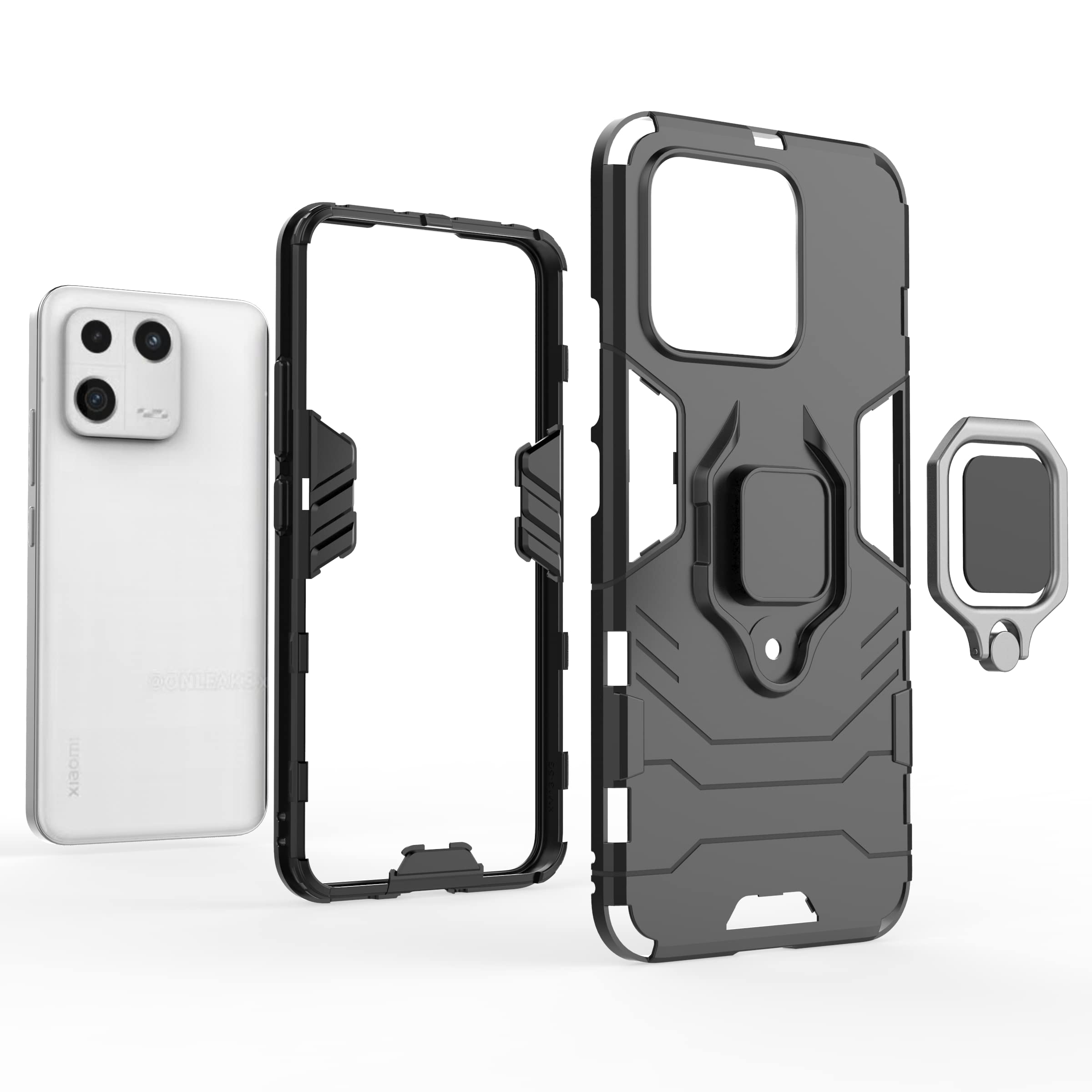 Amazon.co.jp: 対応機種 for Xiaomi 13 5G 携帯電話ケース,360°回転式