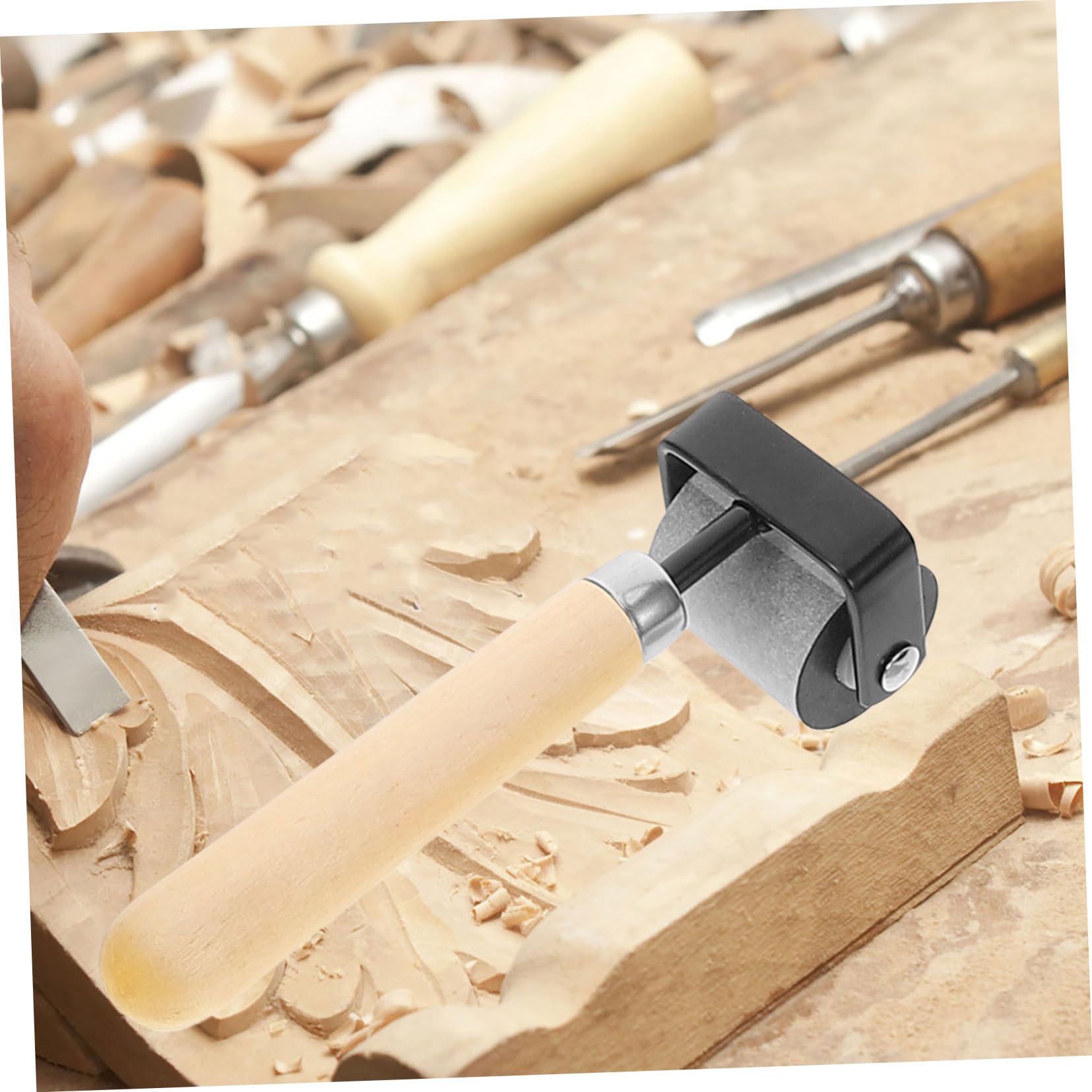 EXCEART 4 Set di Kit di Strumenti Innovativi per La Creazione di Timbri Rulli per Stampa Rulli per Inchiostro da Stampa Forniture Artistiche per Intaglio