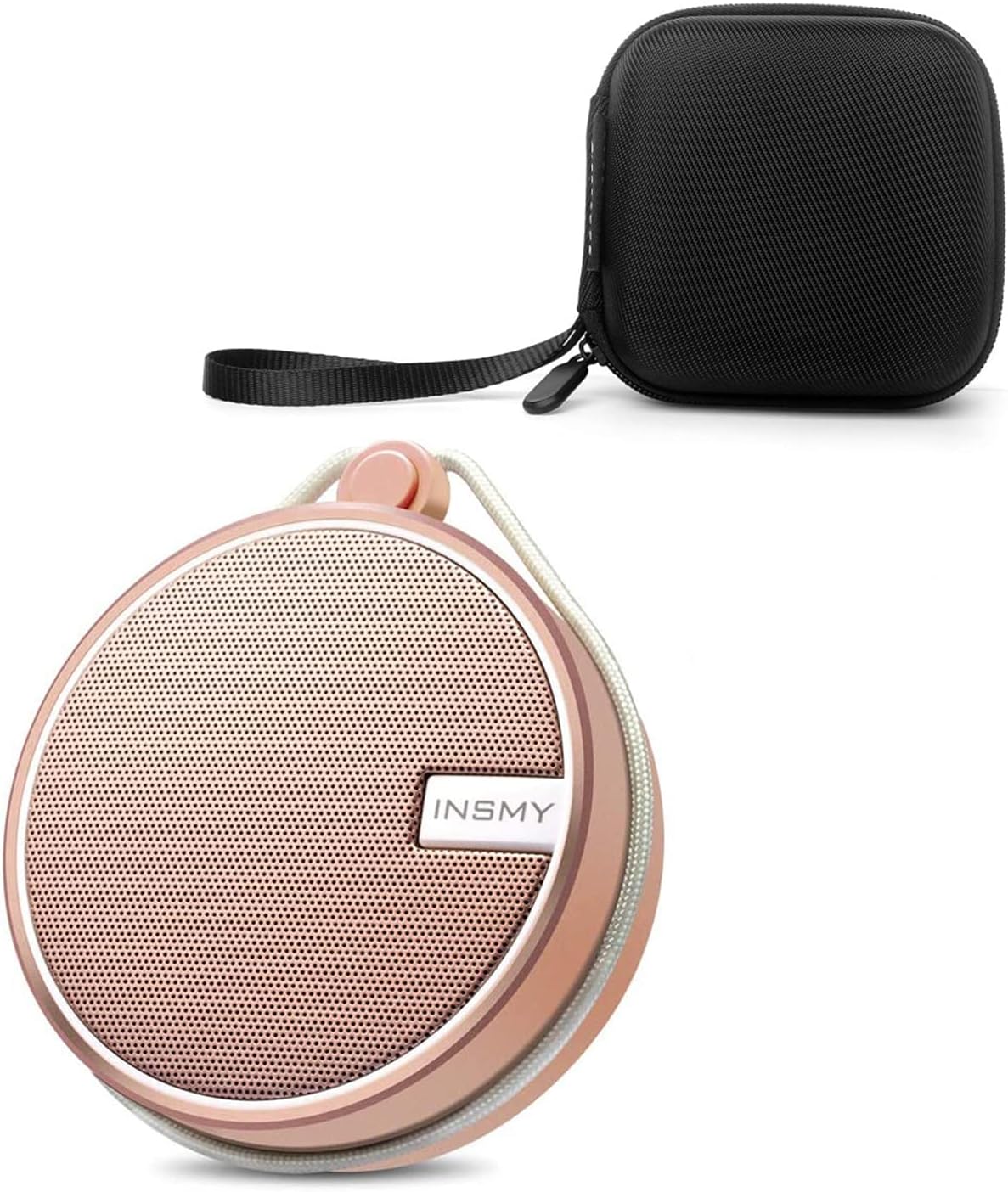 INSMY Hard Travel Case EVA Protective Storage Waterproof Case for C12 Shower Speaker, Other Small Bluetooth Speakers, Portable Hardware Organizer Box for Cable, Charger, USB Drives : Electronics