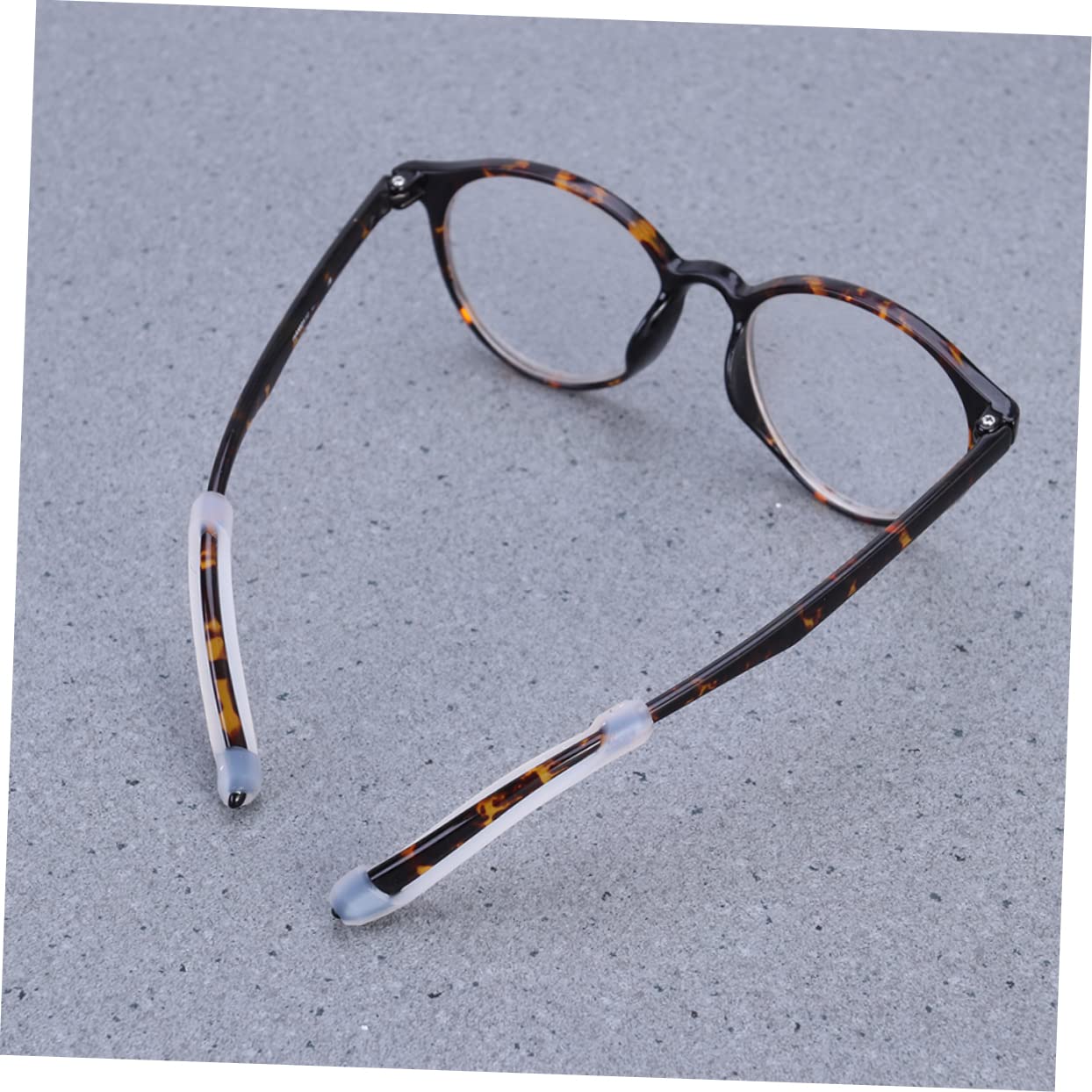 Manchons de Branche de Lunettes Antidérapants en Silicone Blanc 10 Paires Protection Yeux Certifiée Adaptés pour Lunettes de Soleil et Vue, Usage Quotidien et Sport Retenue