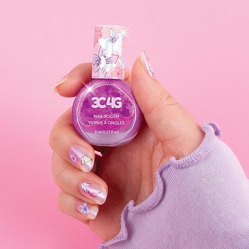 Miniatura 10 de 3C4G THREE CHEERS FOR GIRLS Make It Real Unicorn Shimmer - Trío de esmaltes de uñas, da vida a la magia con estos esmaltes de uñas holográficos,