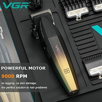 VGR V-003 バリカン セラミック刃 VGR V-003 Professional Hair Clipper 9000 RPM Ceramic Blade