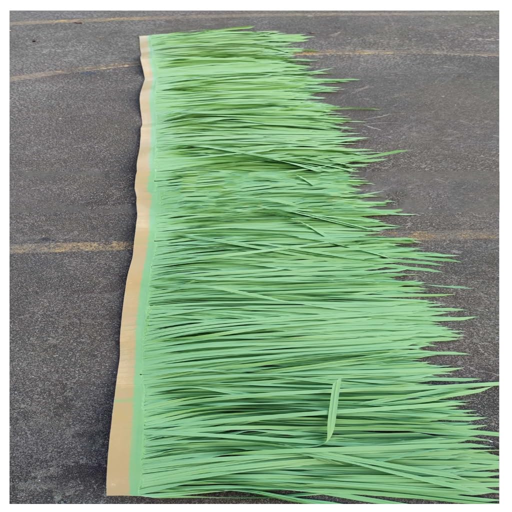Chaume artificiel vert de 0,5 x 1 m pour ombrager votre pavillon