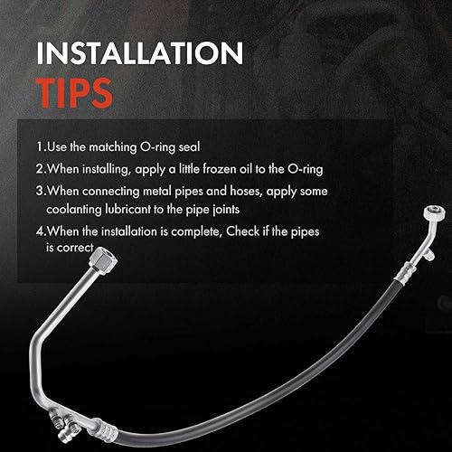 Miniatura 6 de A-Premium Conjunto de manguera de línea de descarga de AC compatible con 548CH, C540C500C550, K100K100EK130K150K200K220K270K300K370, L700,