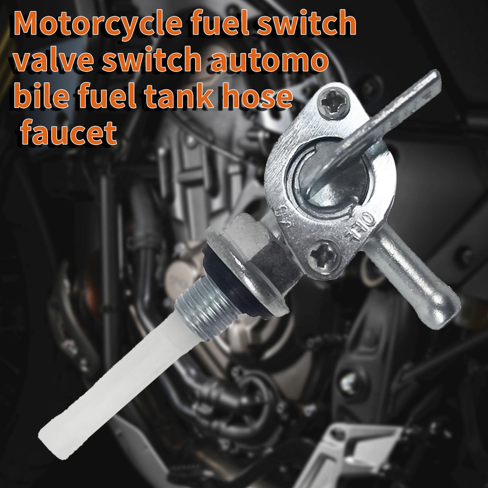 Uniwersalny zawór benzynowy M10, zestaw 2 sztuk, zawór benzynowy, przełącznik do generatora paliwa, do motocykli terenowych, gokartów