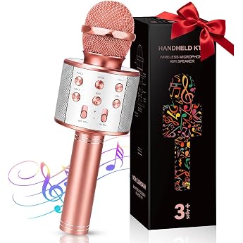 Microphone Kids Wireless Karaoke Toy Gifts