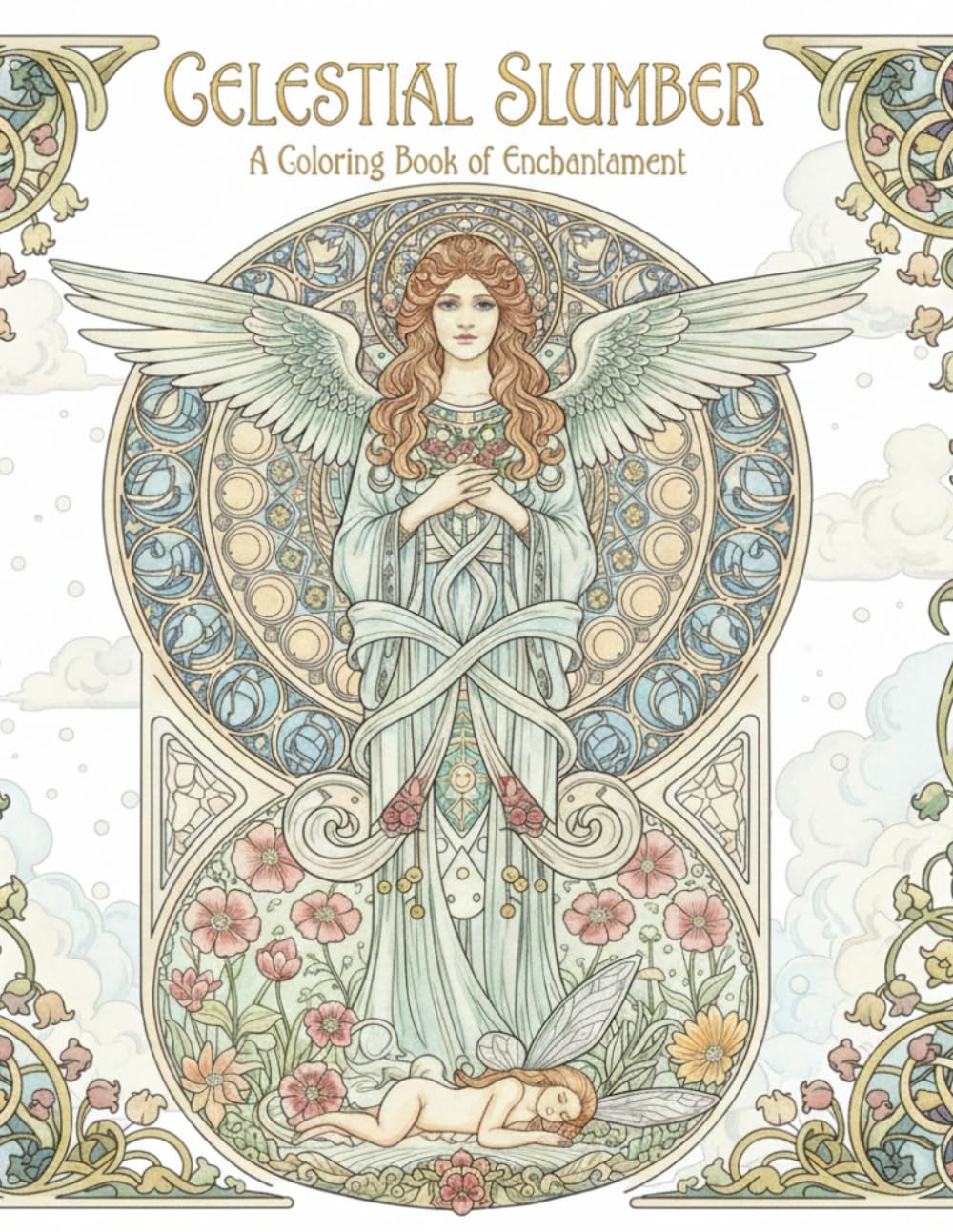 Celestial slumber: A coloring book of enchantment