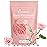 Mallowwax Hard Wax Beads, 1LB Pink Rose Wax Beans for Hair Removal, Waxing Beads Refill for Sensitive Skin, Perfect for Facial, Brazilian, Upper lip, Cheeks and Bikini Waxing at Home for Women Men