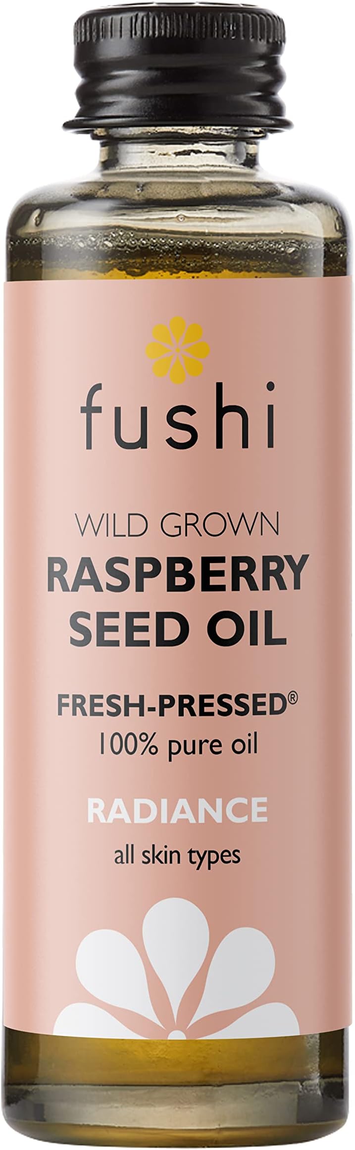 Raspberry Seed Oil, Fresh-Pressed, Rich in Vitamin E & Carotenoids, Best for Irritated Skin, Dry Skin & Fine Lines, Ethical & Vegan Society Approved, Made in the UK, 50ml