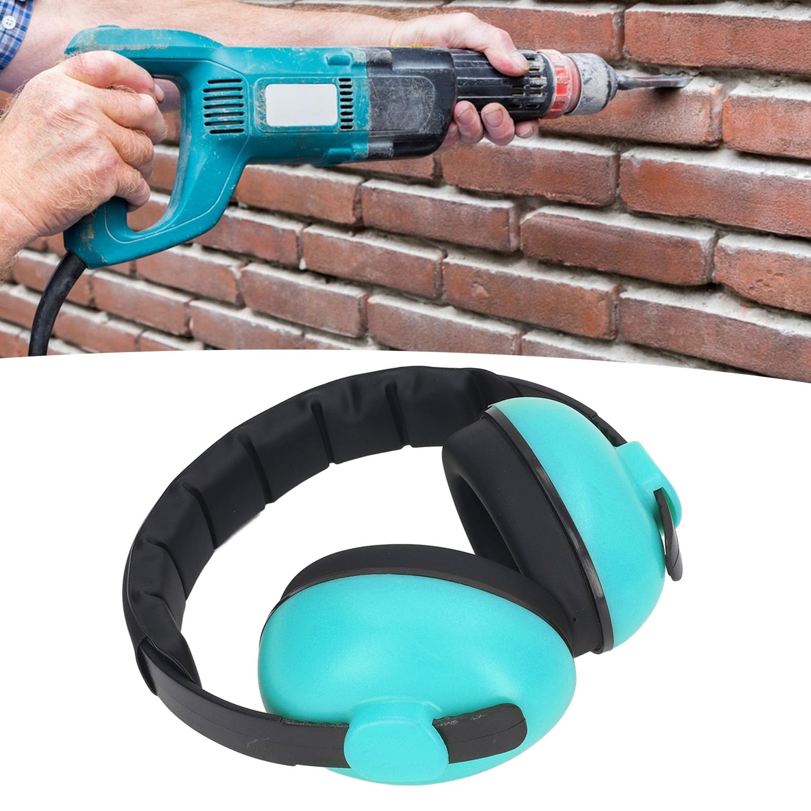 Portable Earmuffs, Earmuffs Soundproof Fine Workmanship Hearing Protection Comfortable NRR 31DB Industrial for Shooting