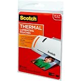 Scotch Thermal Laminating Pouches, Laminate Homemade Ornaments, Christmas Banners and Gift Tags, 5 Mil, 20-Pack Photo Size Laminating Sheets 5 x 7 Inches, Clear – view 2