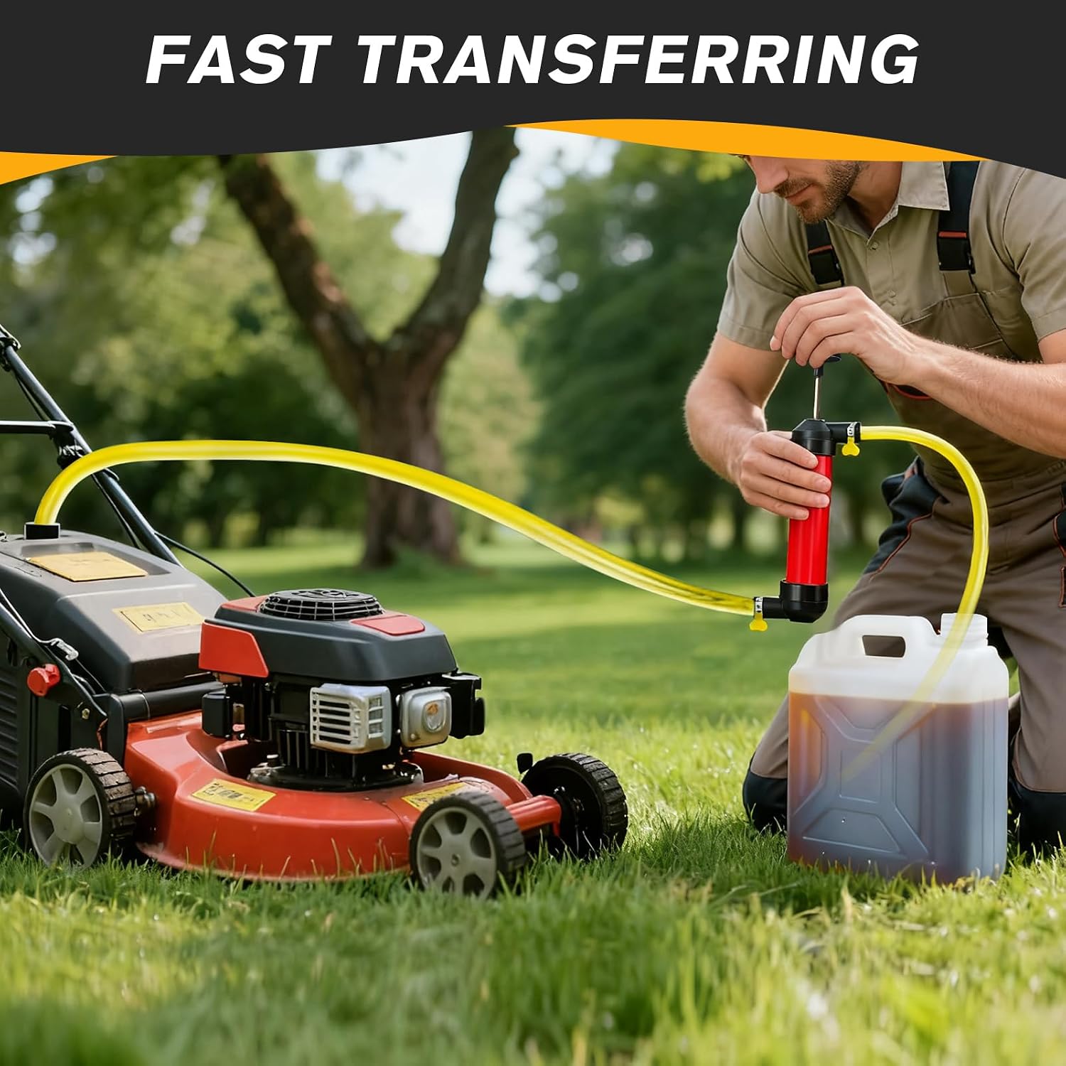 Multi purpose liquid transfer pump,manual pump siphon, fish tank siphon pump, fuel siphon pump, lawn mower oil pump, RV Antifreeze Pump Kit.Suitable for transferring liquids such as water and fuel.