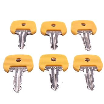 6PCS 701/28520480 Ignition Keys for Jungheinrich Forklift Pallet Truck