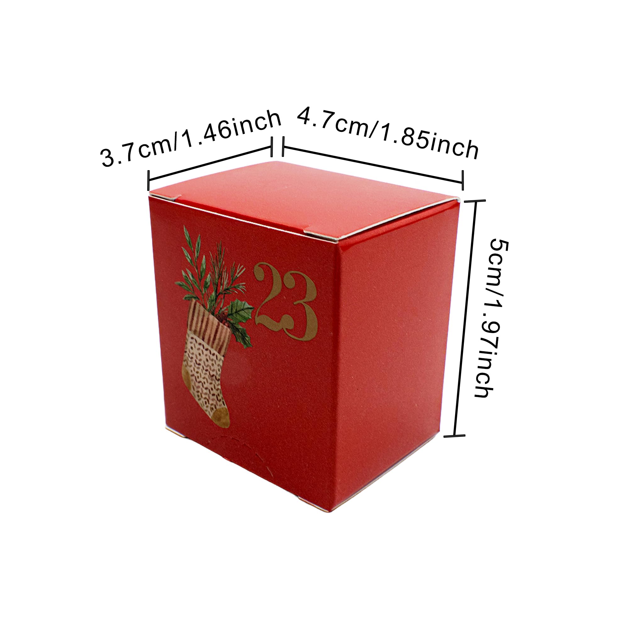 PE Adventskalender aus Holz in Buchform mit LED und 24 Boxen zum Befüllen | Aufklappbares Weihnachtsbuch mit 2 LED-Holzszenen, 24 Papierboxen; 4 AAA-Batterien erforderlich, nicht enthalten