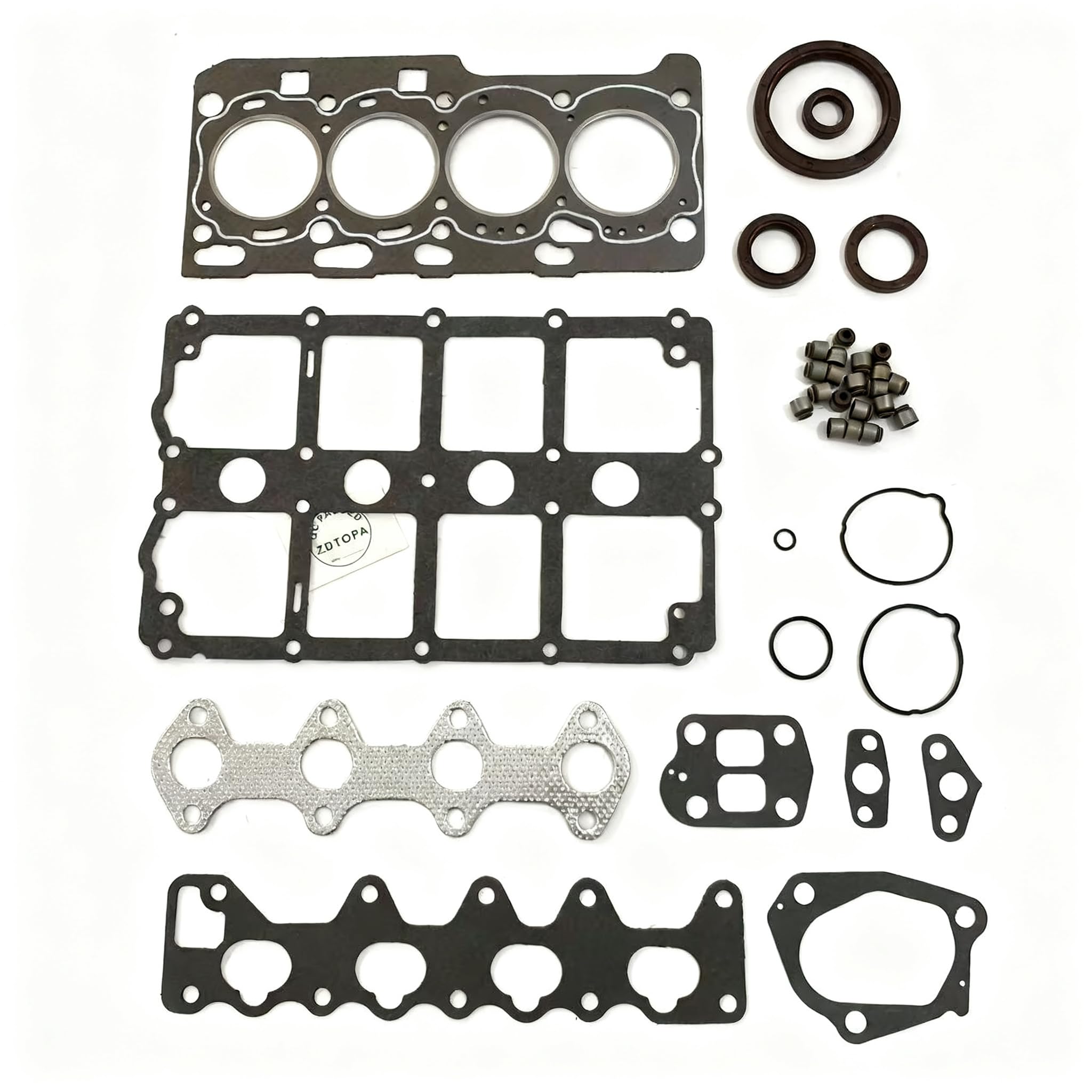 mimi（4点） Amazon.com: 4A30 4A30T Full Cylinder Head Gasket Set Kit MD974193