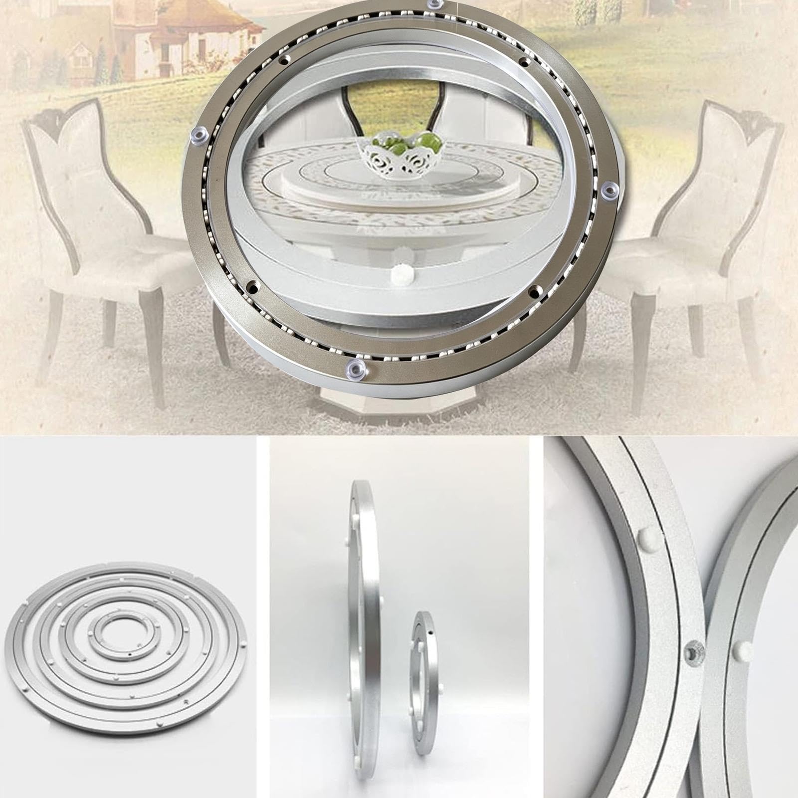 Hardware For Giradischi Rotondo Con Cuscinetto, Hardware For Giradischi