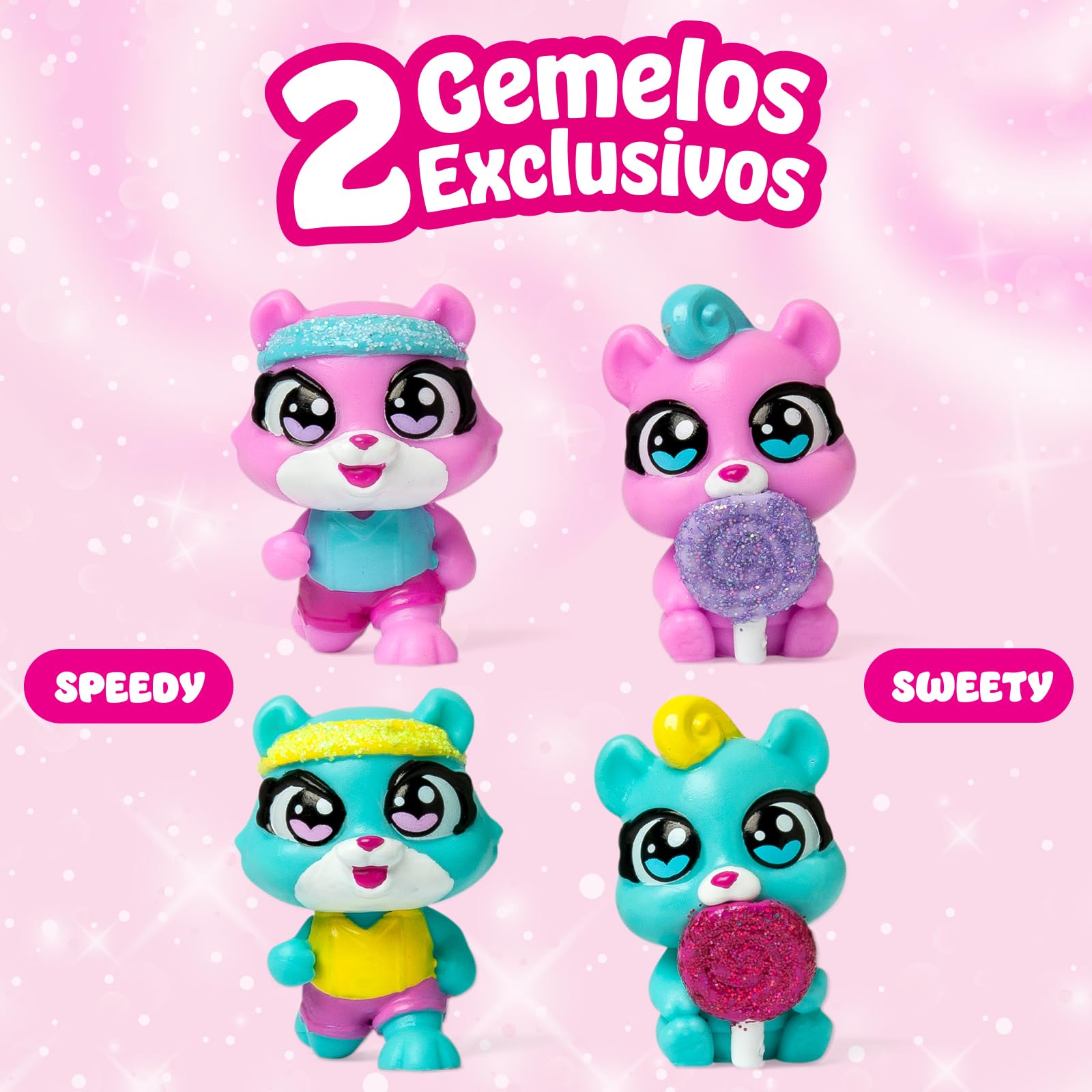 Cherry Pets – Cherry House Hamster Twins. Casita en Forma de Cereza: Incluye 1 Cherry House, 2 Gemelos exclusivos y 5 Accesorios — view 4