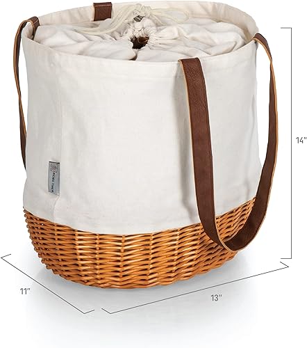 Miniatura 10 de PICNIC TIME Mandalorian Grugu Coronado - Bolsa de lona y sauce para picnic, bolsa de playa, (lona beige)