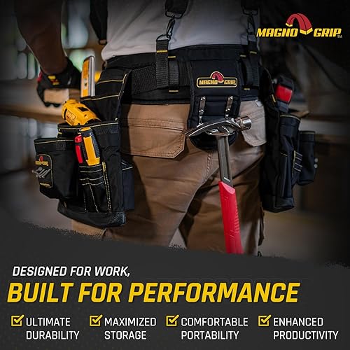 Miniatura 6 de MagnoGrip 002-634 Plataforma de suspensión magnética de 33 bolsillos, color negro