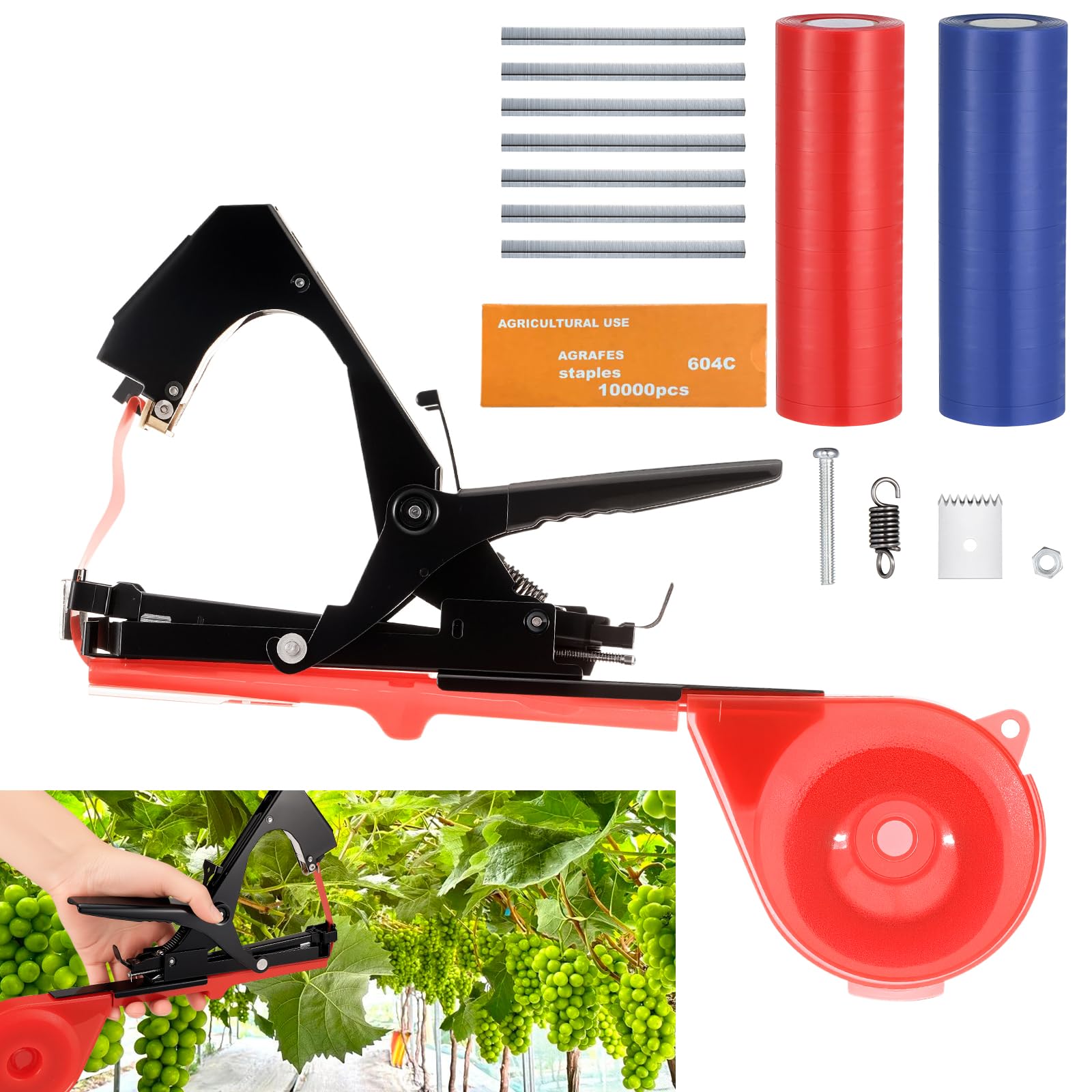 Faankiton Plant Tying Machine, Garden Tape Tool Plant Binding Machine, Plant Tying Tool - Image 2