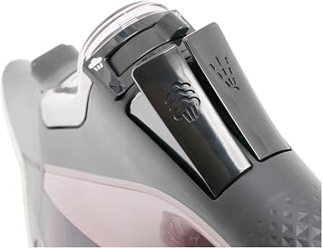 Rowenta DW4345 Express Steam, Steam Iron, Stainless Steel Plate with Microsteam Technology, Integrated Anti-Limescale System, Steam 200 g/Min, Power 2600 W, Black and Pink