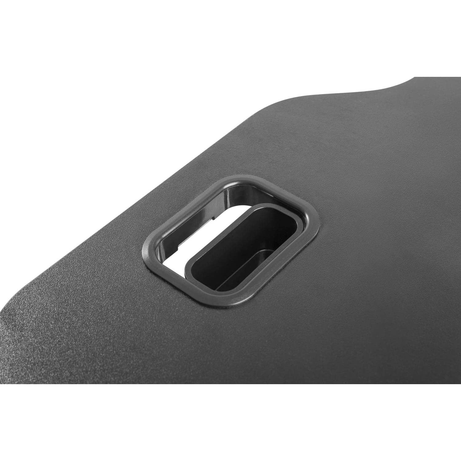 ER-419 Sitz-Steh-Schreibtisch Höhenverstellbarer Schreibtischaufsatz mit Gasfeder Schreibtisch Konverter für Monitor Laptop bis max. 10kg (Schwarz)