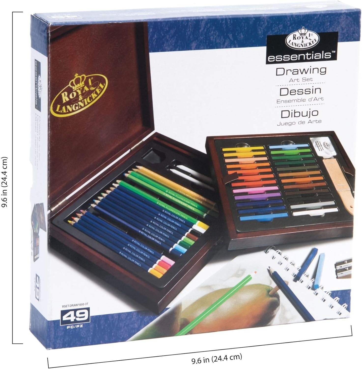 Royal & Langnickel Premier Drawing Pencil Art Set,49-Piece