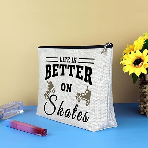 Miniatura 6 de Bolsa de maquillaje de regalo de deportista, Patinador de ruedas