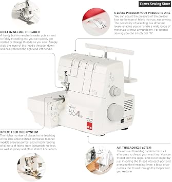Elna 864 Easy Air Thread Serger