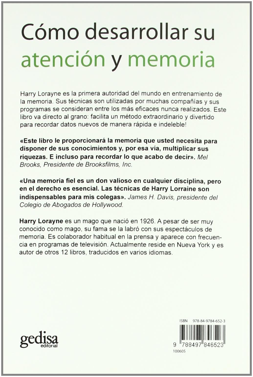 Cómo desarrollar su atención y memoria: Los secretos de un mago (Psicología Práctica)