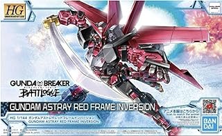 Bandai Hobby HG - Gundam Breaker Battlogue - Gundam Astray Red Frame Inversion, Bandai Spirits Hobby HG Battlogue Model Kit, Multi, (199621)