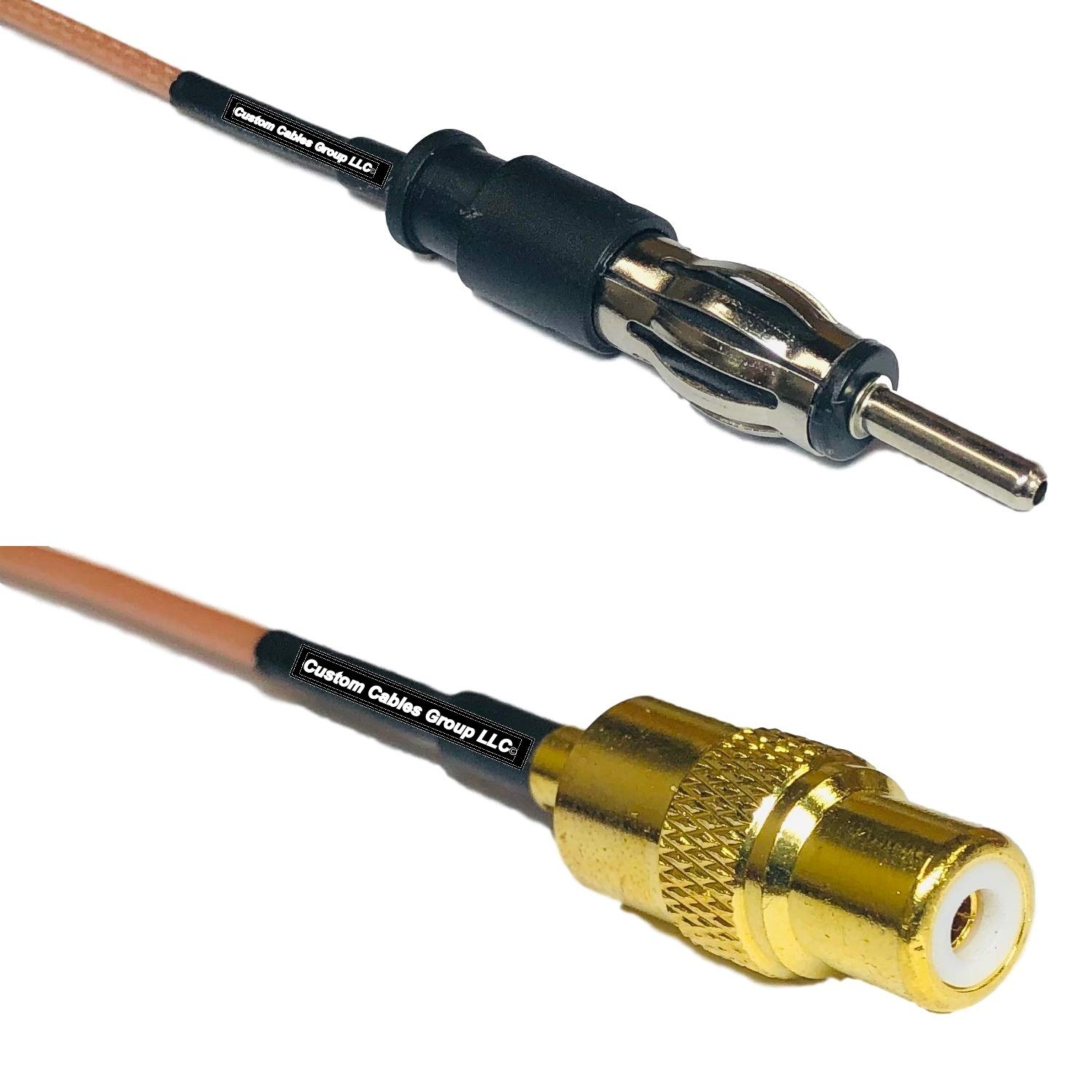 6 feet RG316 AM/FM Male to RCA Female RF Pigtail Coaxial Cable