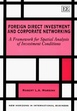 Foreign Direct Investment And Corporate Networking : A Framework For Spatial Analysis Of Investment Conditions