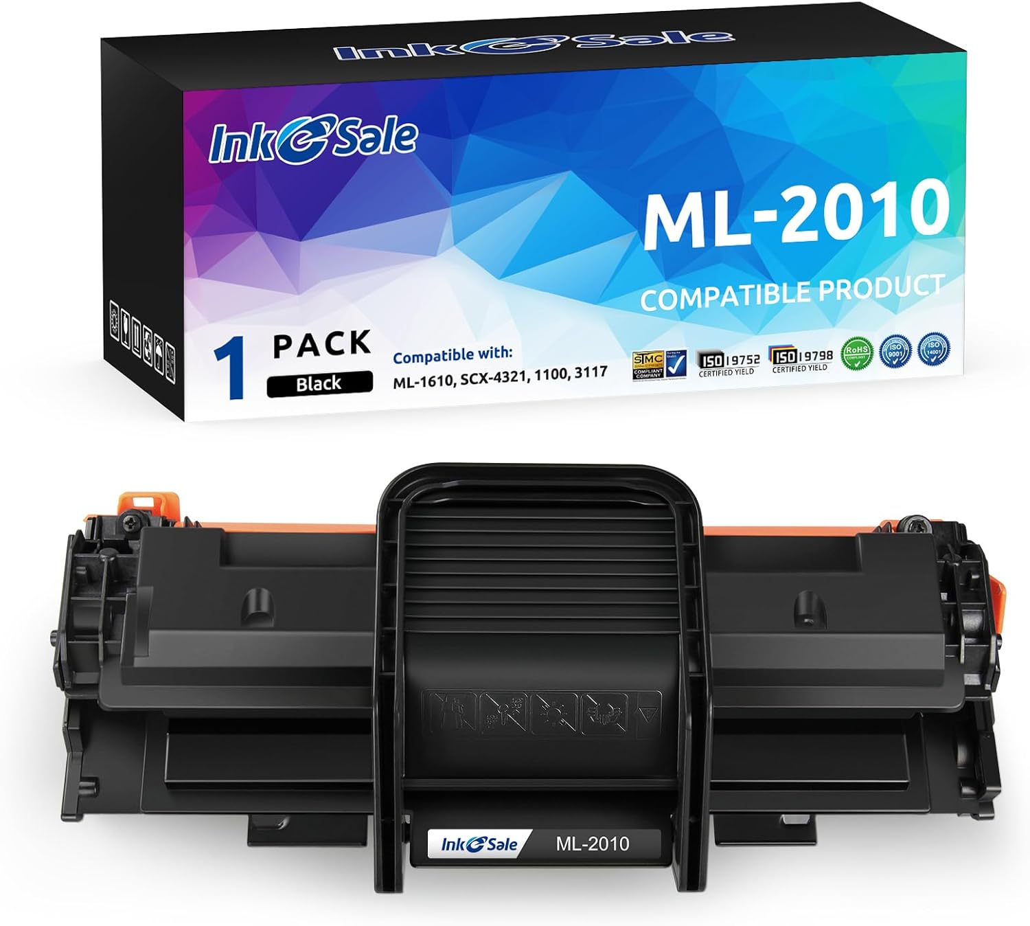 INK E-SALE Compatible ML-2010D3 Toner Cartridge Replacement for Samsung ML-2010 ML-1610 ML-2010D3 for use with Samsung ML-2010R MLT-D119S ML-2510 ML-2570 SCX-4321