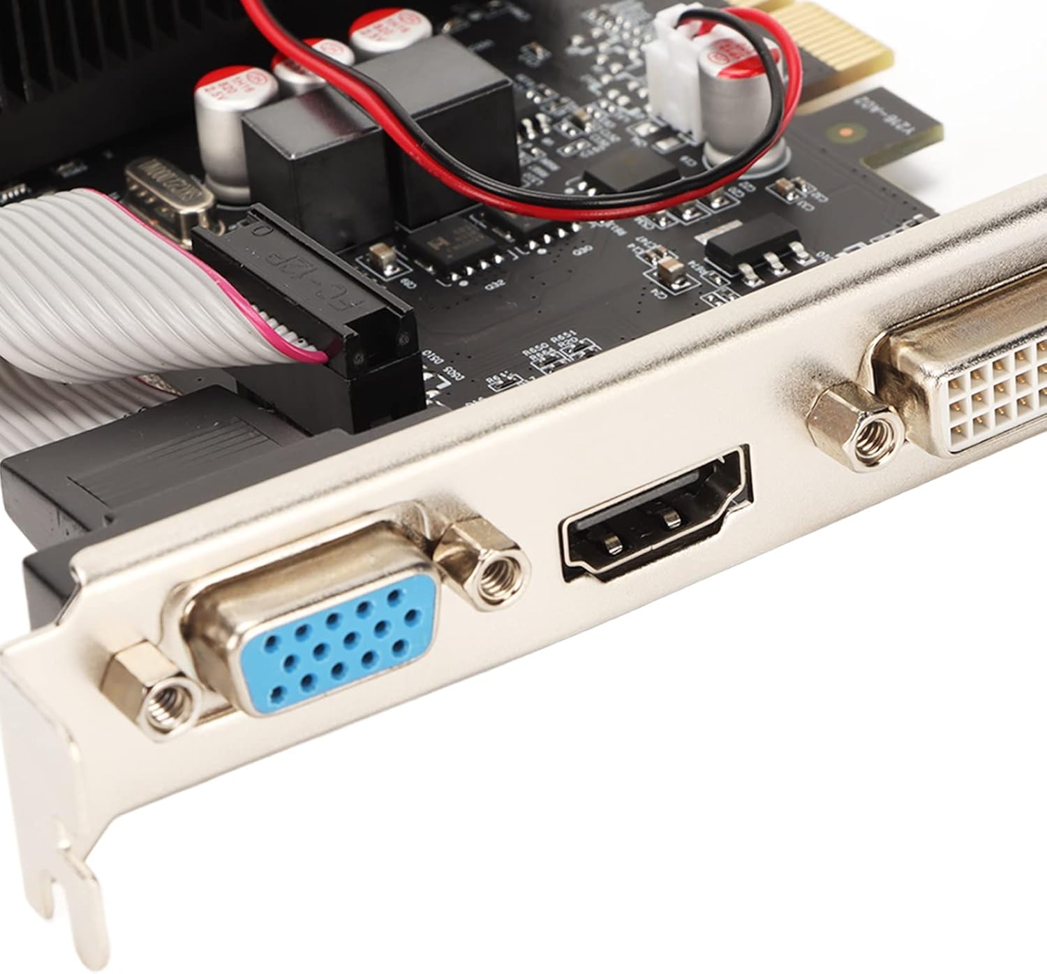 ciciglow Scheda Grafica DDR3 da 1 GB, Schede Grafiche GT220 a 128 Bit con 2 Staffe Interfaccia PCI Express X16 2.0 Scheda Video per Giochi Desktop Che Supporta VGA/HDMI/DVI ciciglow Scheda Grafica DDR3 da 1 GB, Schede Grafiche GT220 a 128 Bit con 2 Staffe Interfaccia PCI Express X16 2.0 Scheda Video per Giochi Desktop Che Supporta VGA/HDMI/DVI