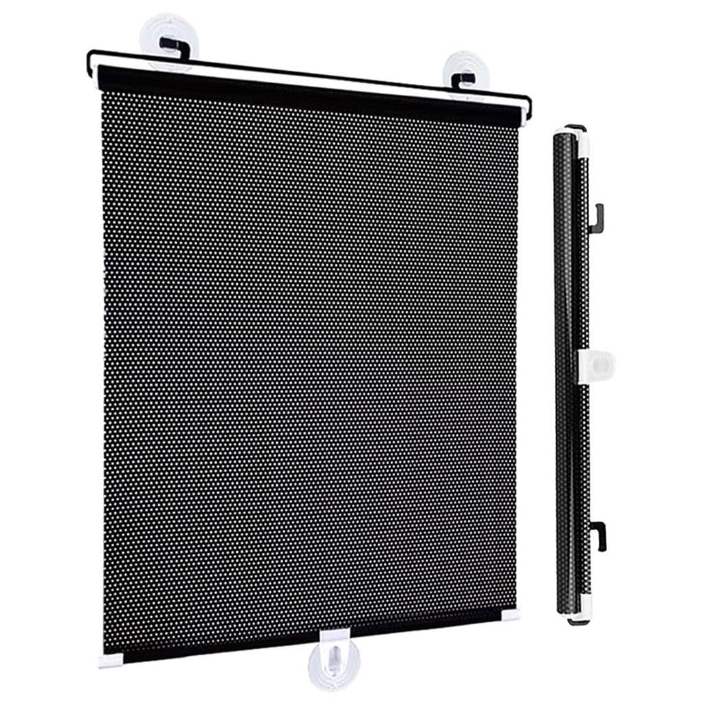 Tende a Rullo Oscurante con Ventose Senza Fori, Tendine Parasole Termiche Protezione Solare per Finestre Casa, Tapparella per Ufficio Auto(22"Wx78"H)