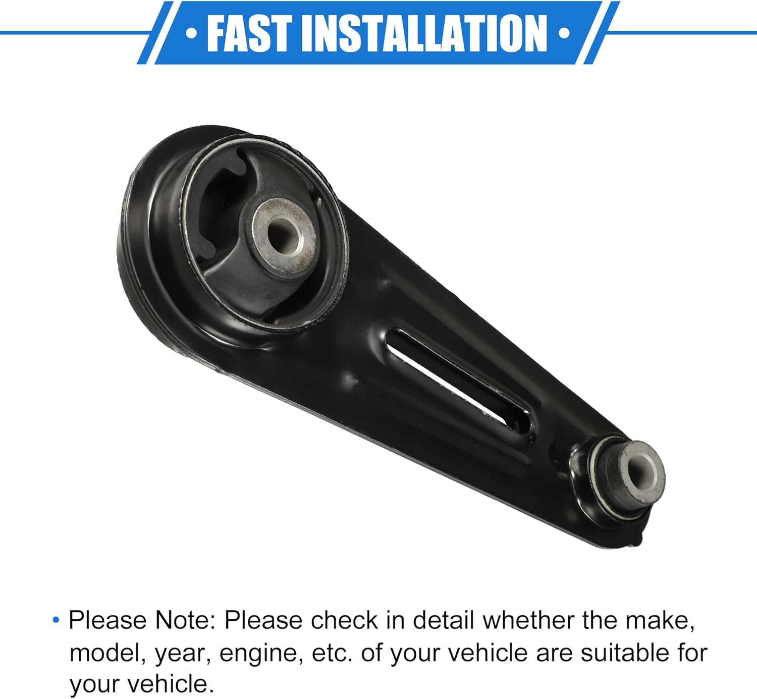 Engine Mount Compatible for Nissan Rogue 2008-2015, Anti Deform Metal Black No.11360JD01A/11360JD00A Mount Bracket