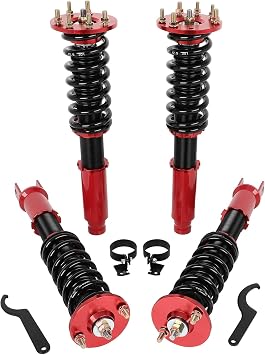 Coilovers Suspension Kit Fit for Acura for TL 2009-2014 Coilovers Struts, Height Adjustable Lowering Kit, Red