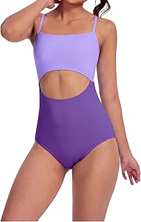 Period Swimwear One Piece Bathing Suit Menstrual Leakproof Color-Blocked Thin Shoulder Strap Swimsuits for
