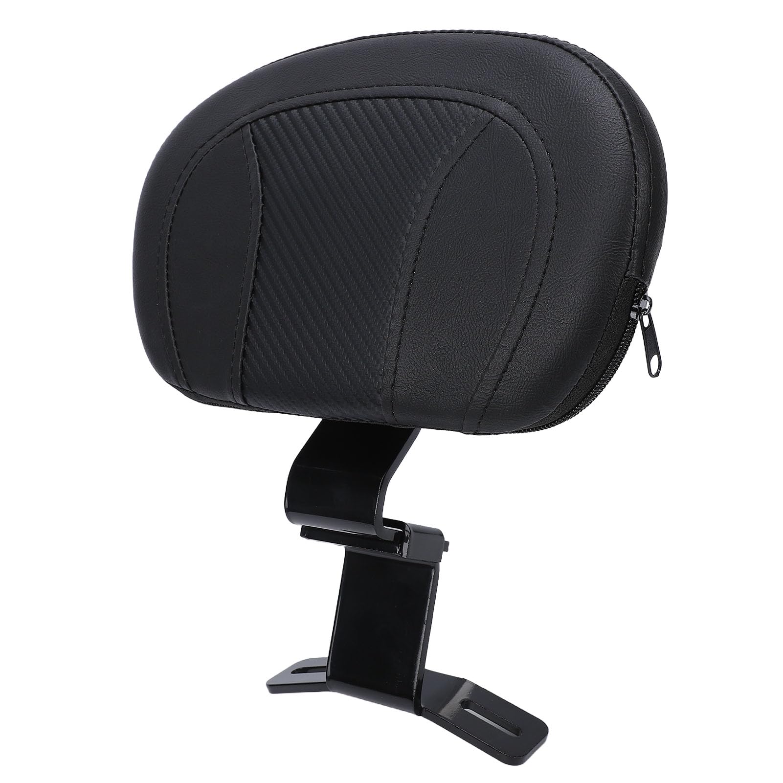 Bewinner Dossier de Siège Conducteur de Moto pour Touring 2009-2022, Dossier de Pilote Réglable avec Support Lombaire, Conception Ergonomique pour Electra Glide FLHT FLHX FLTR