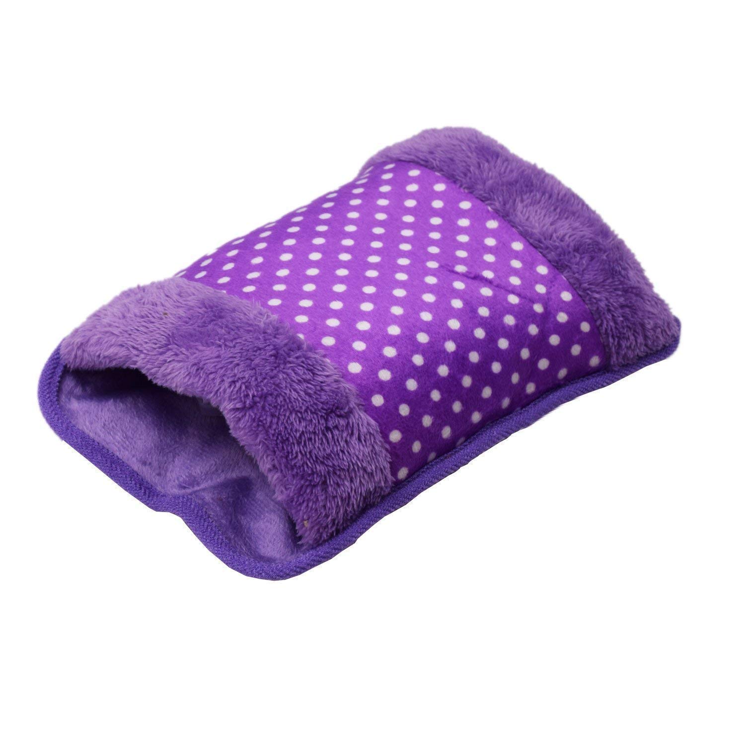 Electric Hot Bag, Hand Warmer, Electric Heater Warm Bag, Heating Gel Pad Fur Velvet with Hand Pocket Pain Relieve (Multicolour & Multi Design)