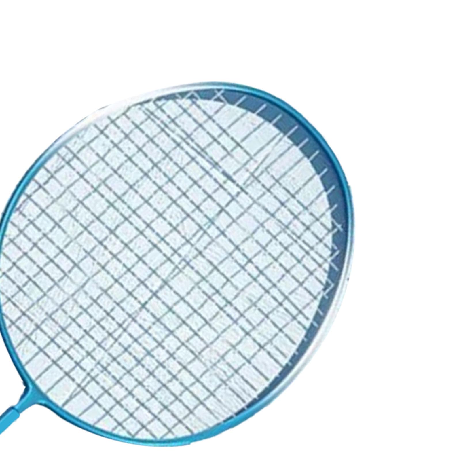 Tbest Set di Racchette da Badminton, 2 Pezzi Racchette da Badminton Sportive Racchette da Badminton Leggere con Volani Borsa da Trasporto per Adulti e Adolescenti per Giochi All'aperto