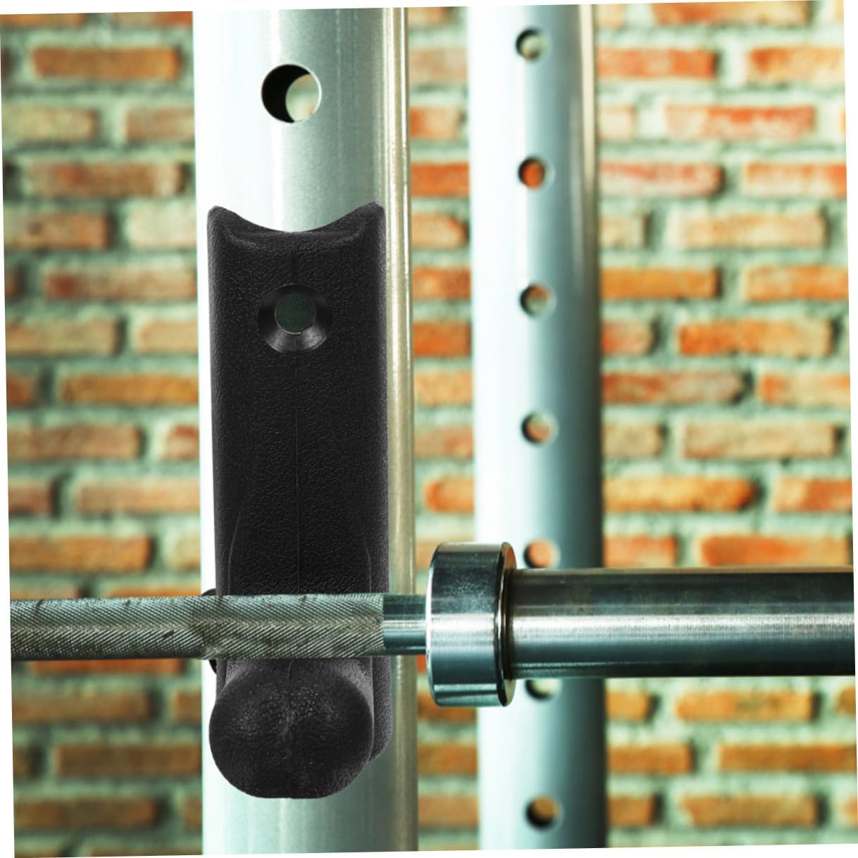 6pcs Wall Mount Barbell Rack and Dumbbell Storage Hooks Heavy Duty Steel Weight Plate Holder for Home Gym Strength Training Equipment