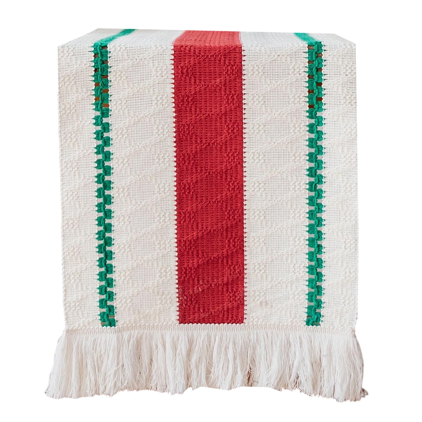 Jazuaiao Sturdy Polyester Table Runner Retro Look Accessory for Living Polyester Tablecloth