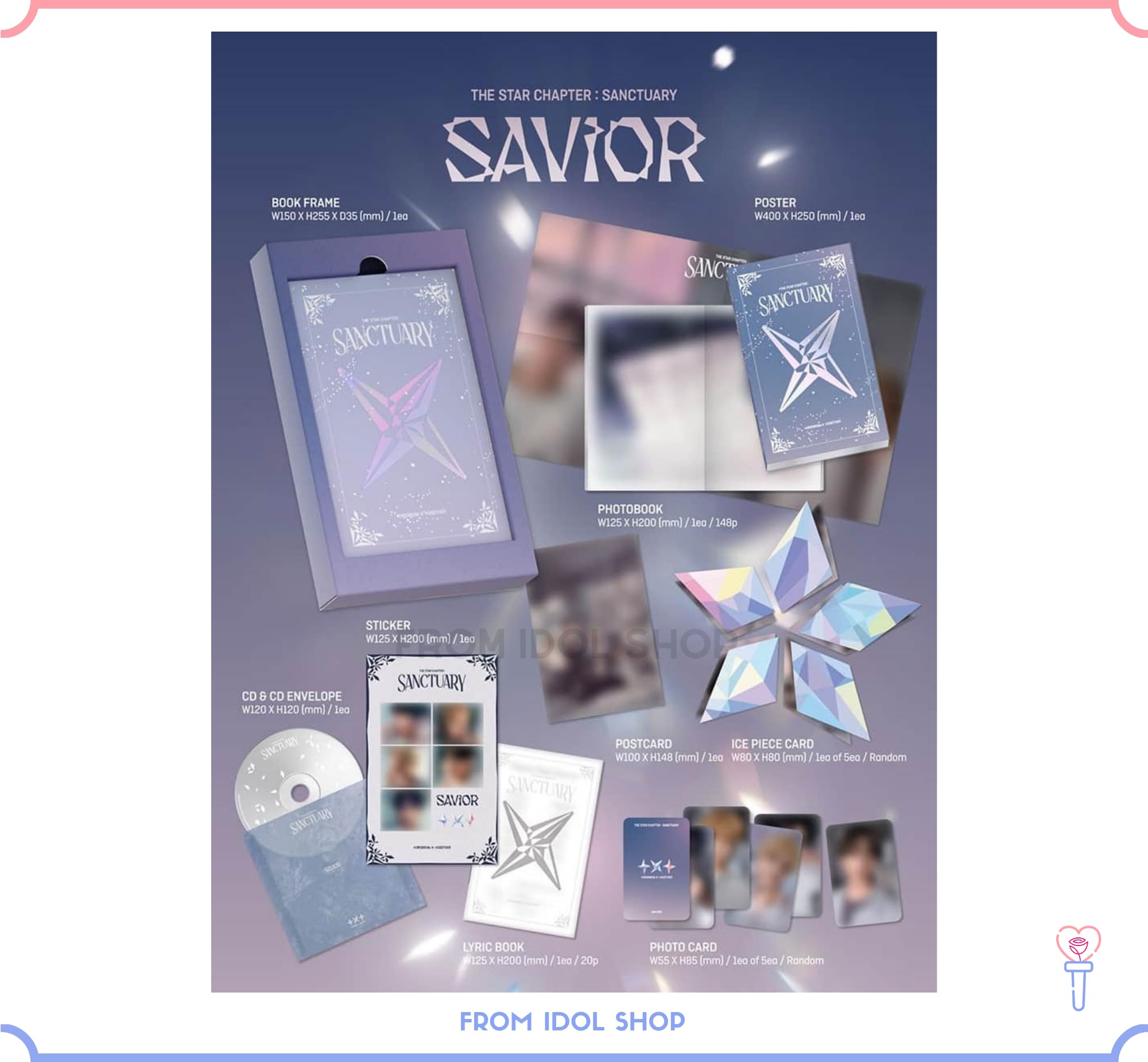 Amazon.com: TOMORROW X TOGETHER (TXT) Album SANCTUARY - The Star