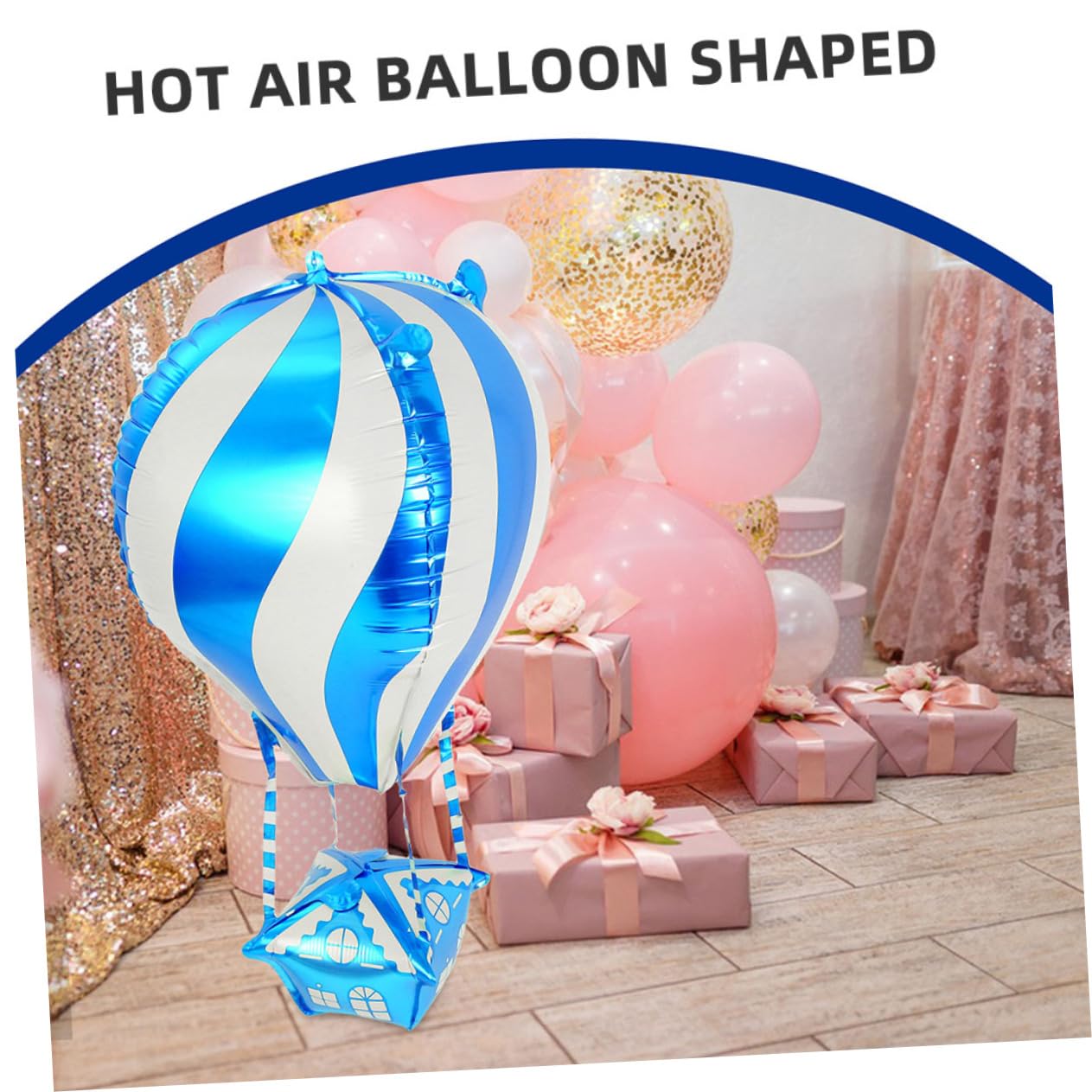 SOLUSTRE 50 Pezzi Palloncini Alluminio Forma Decorazioni Festive per Compleanni Shower e Matrimonio con Effetto per e Celebrazioni