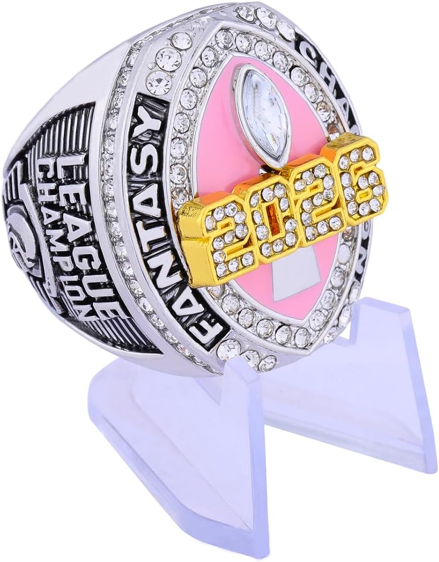 2026 Fantasy Football Championship Ring Award Prize Trophy Sports Winner MVP FFL Ring