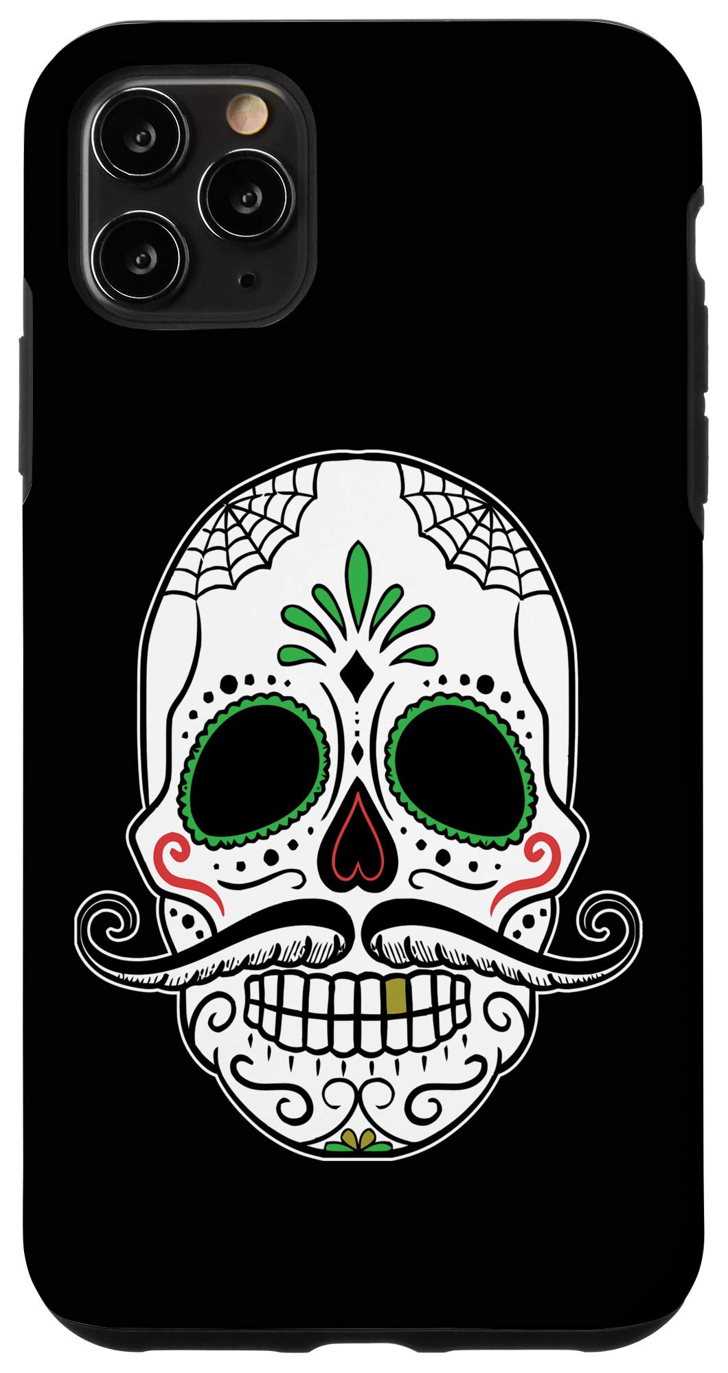 iPhone 11 Pro Max Day of the dead Skull Dia De Lod Muetos Case