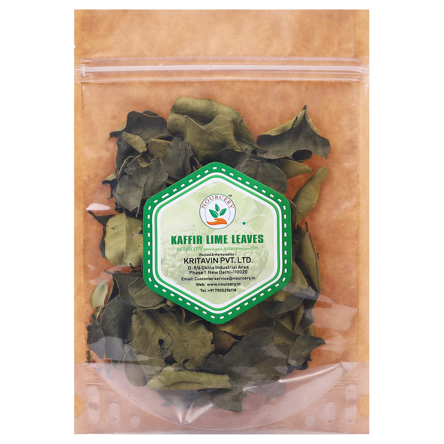 Nourcery Dried Kaffir Lime Leaves, 15Gm (Makrut Lime Leaves)