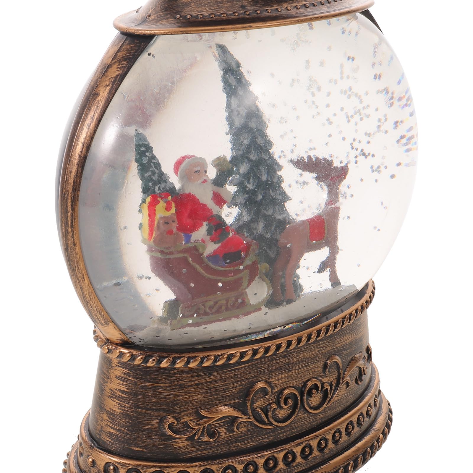 iplusmile Carillon Natalizio Sfera Luminosa Vintage in Plastica per Feste